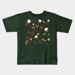 Gingerbread Game Plan Kids T-Shirt